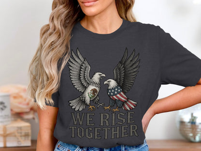 We Rise Together Eagle Graphic Tee