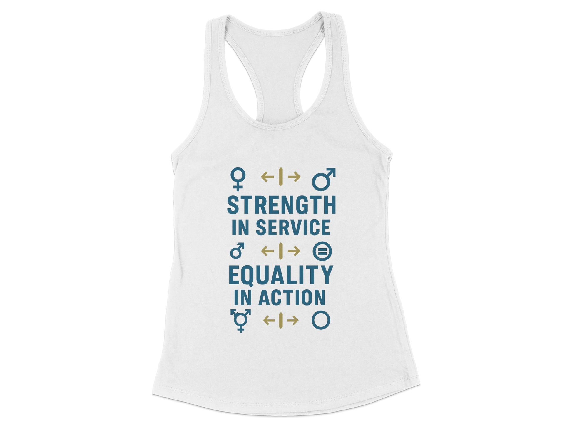 Strength in Service Equality in Action Tank Top
