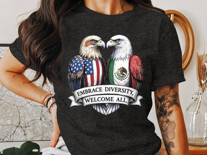 Embrace Diversity Welcome All O-neck T-shirt product type
