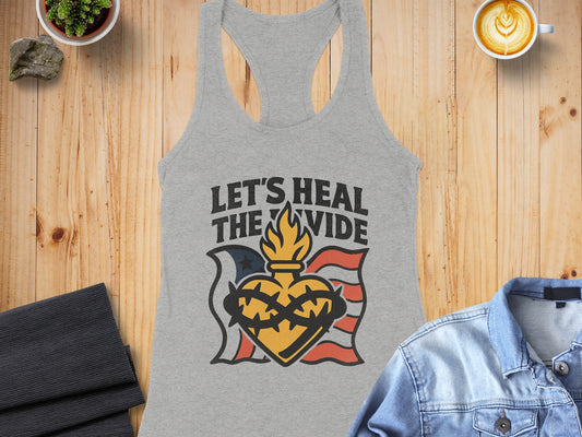 Let's Heal The Divide Graphic Tank Top Product