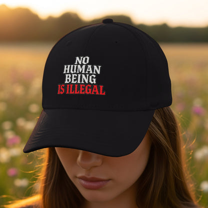 No Human Being Is Illegal Statement Cap product