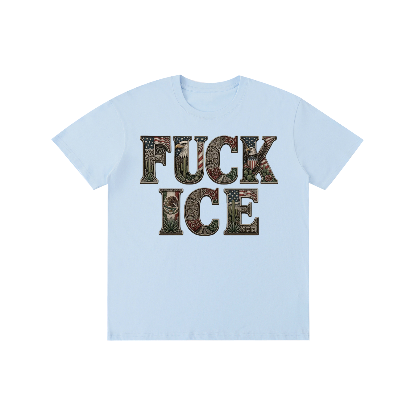 FUCK ICE with FDT Subtle The Perfect Tee; LOUDNESS Needed Now!! Pure Cotton Unisex T-Shirt