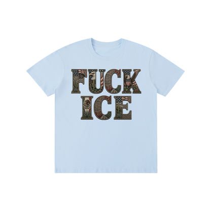 FUCK ICE with FDT Subtle The Perfect Tee; LOUDNESS Needed Now!! Pure Cotton Unisex T-Shirt