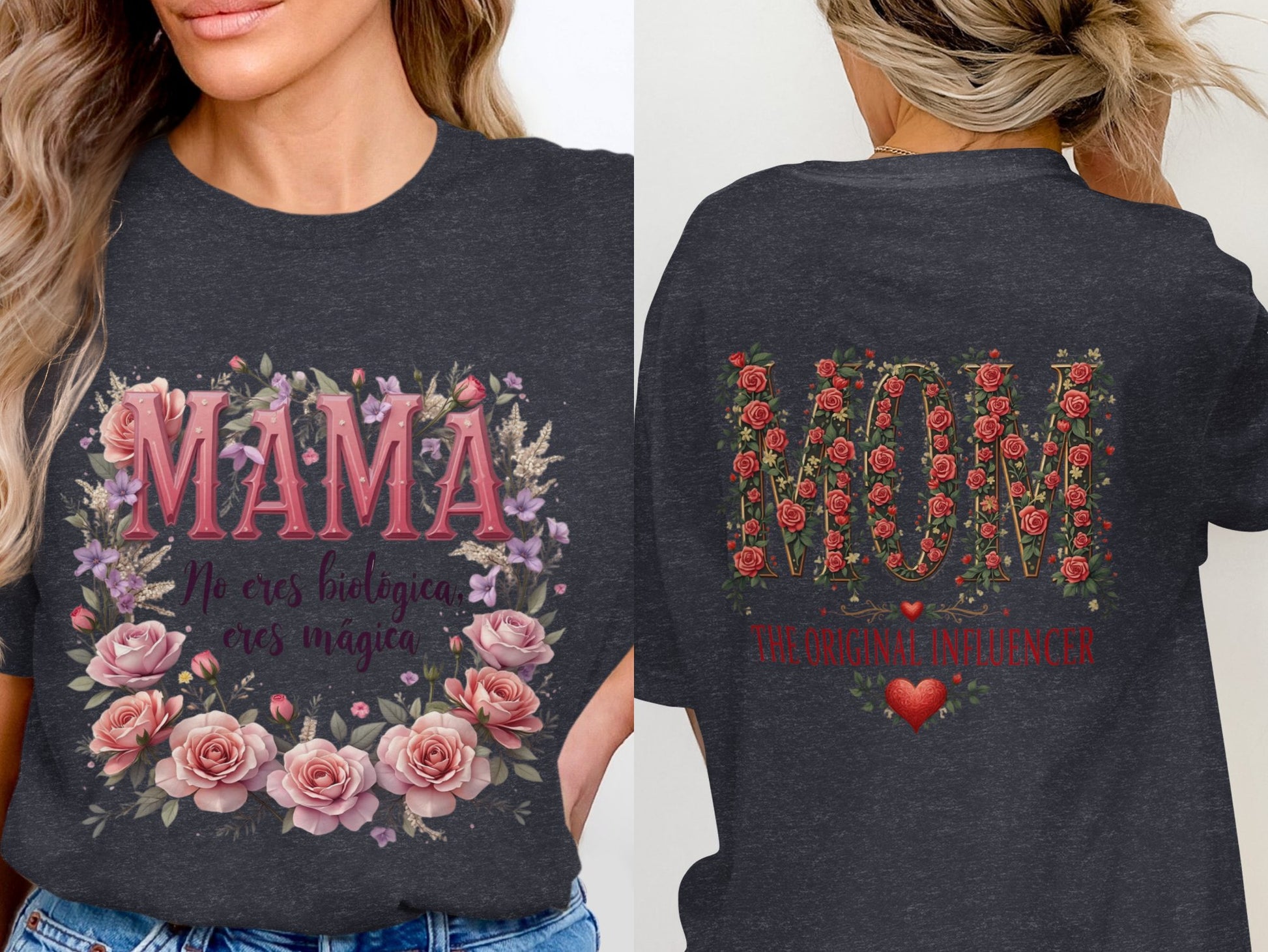 Floral Printed Mother's Day Celebration T-Shirt product