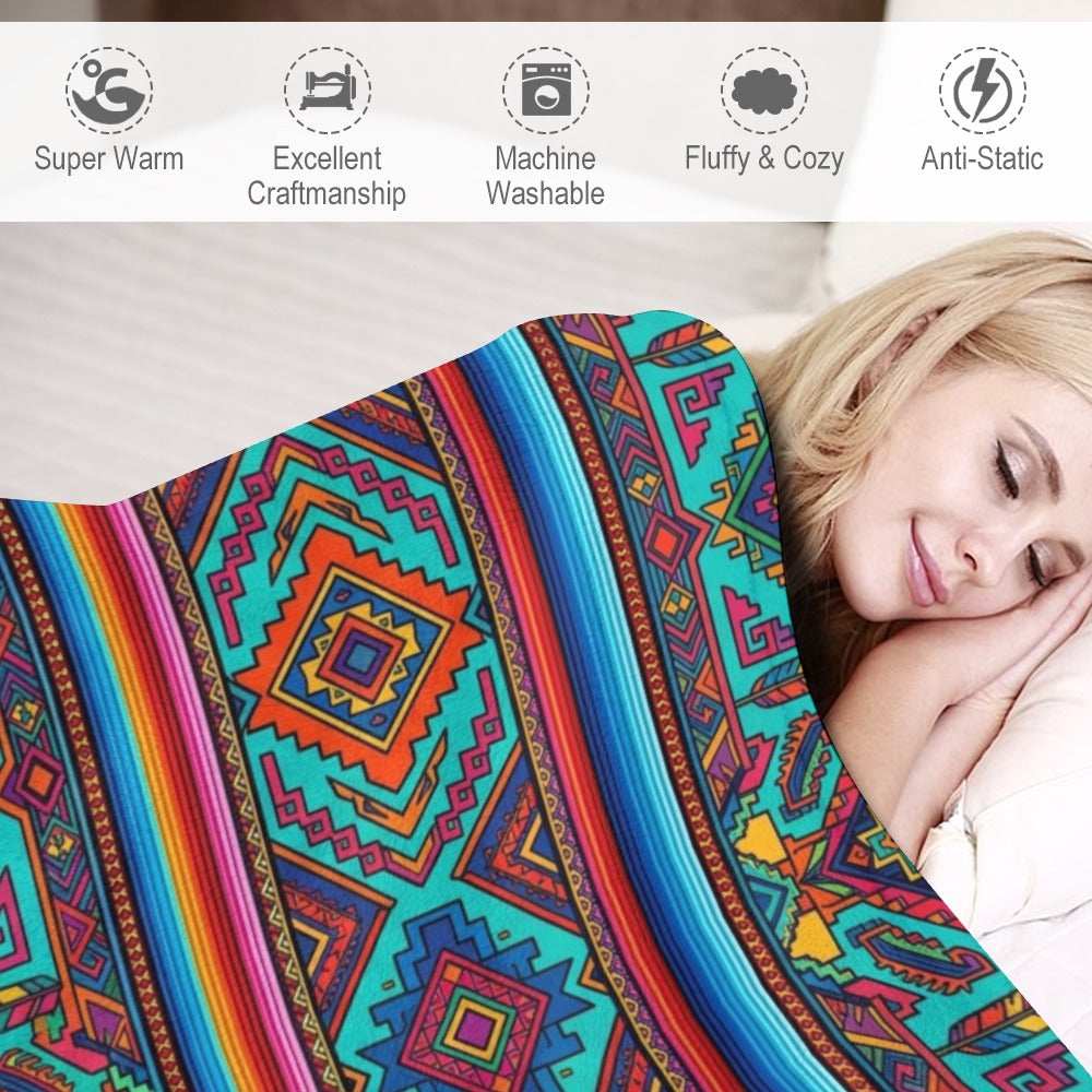 Ultra-Soft Flannel Blanket Multiple Sizes