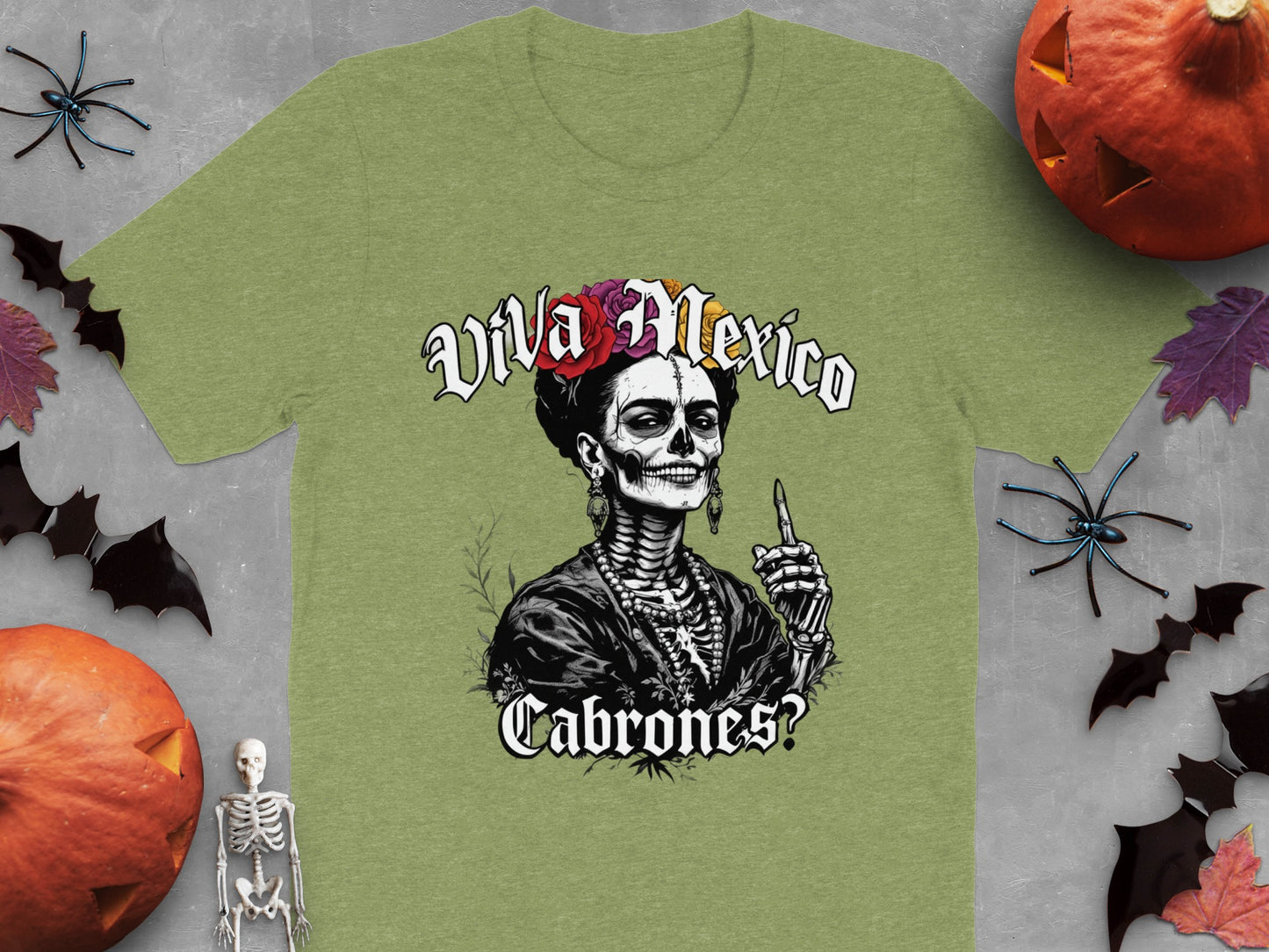 Viva Mexico Cabrones Skeleton Halloween Shirt product