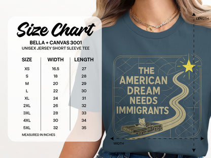 The American Dream Needs Immigrants Unisex Tee