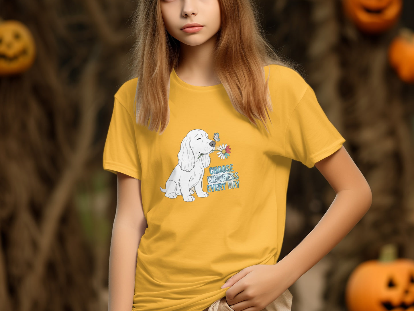 Choose Kindness Every Day Dog Graphic T-shirt
