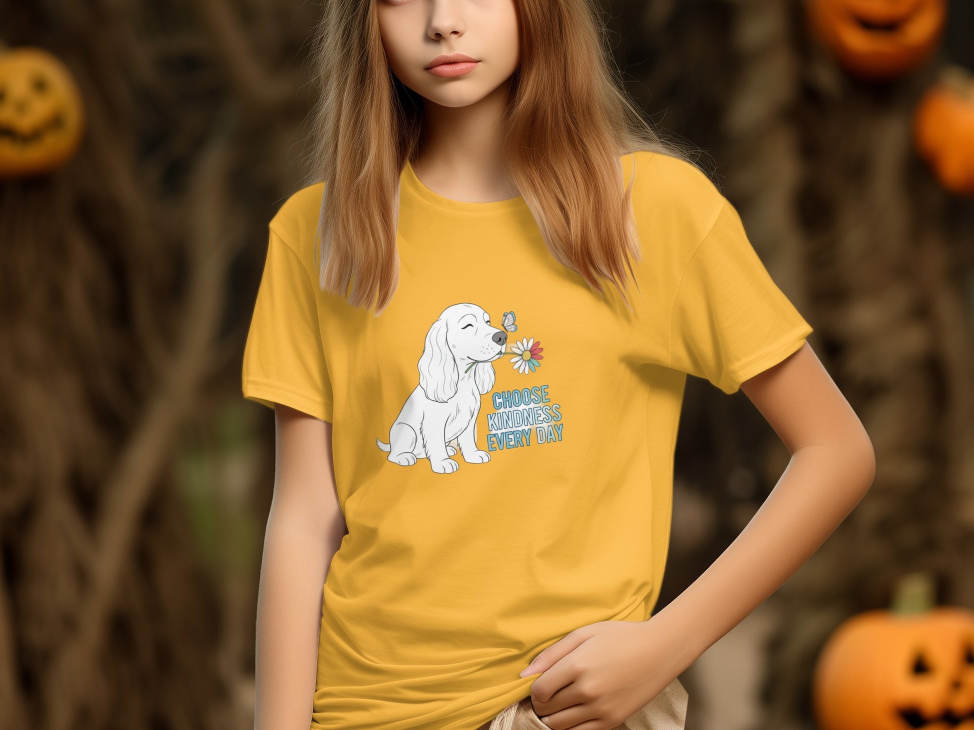 Choose Kindness Every Day Dog Graphic T-shirt