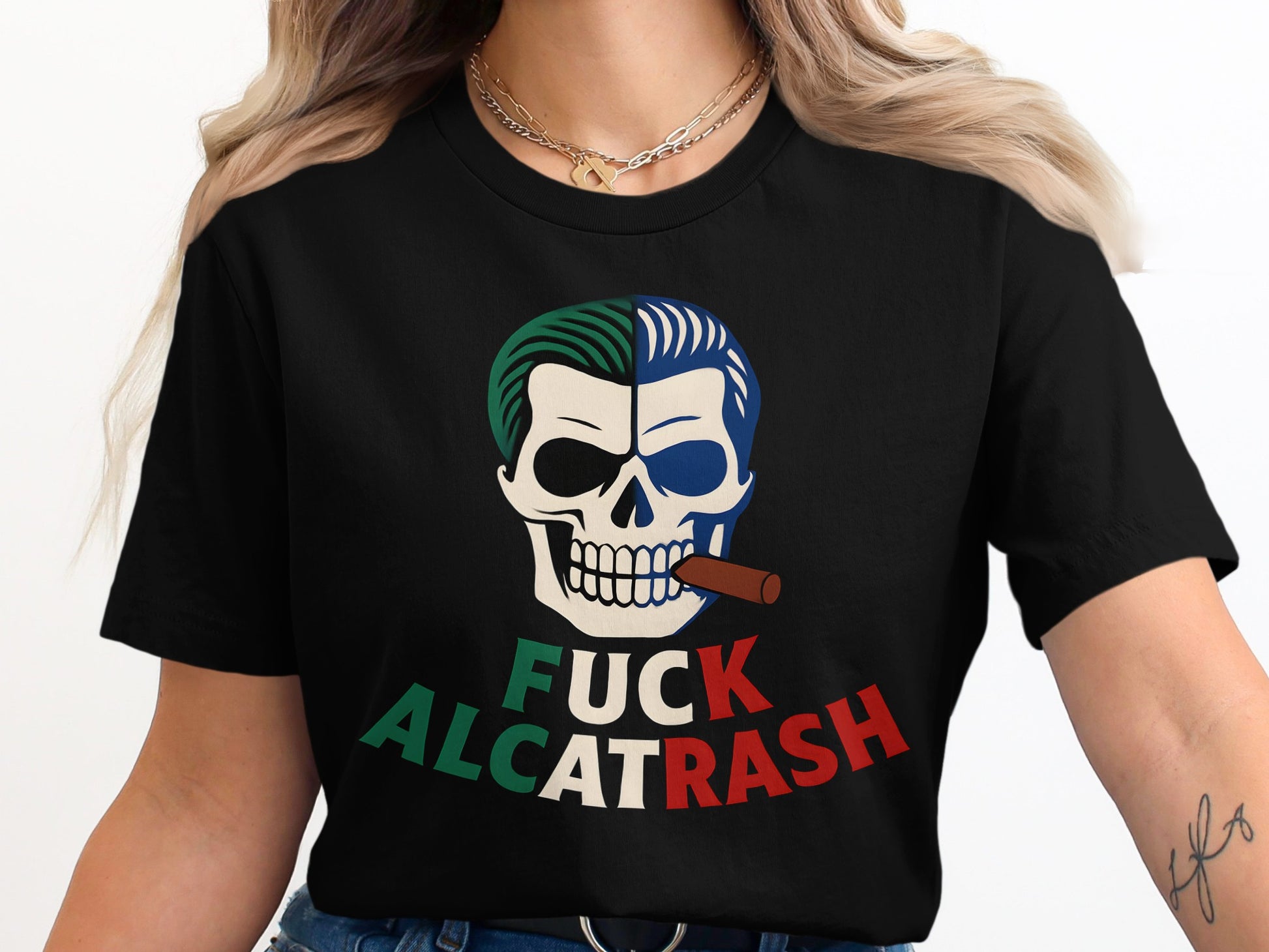 Bold Skull Graphic Statement Shirt product type