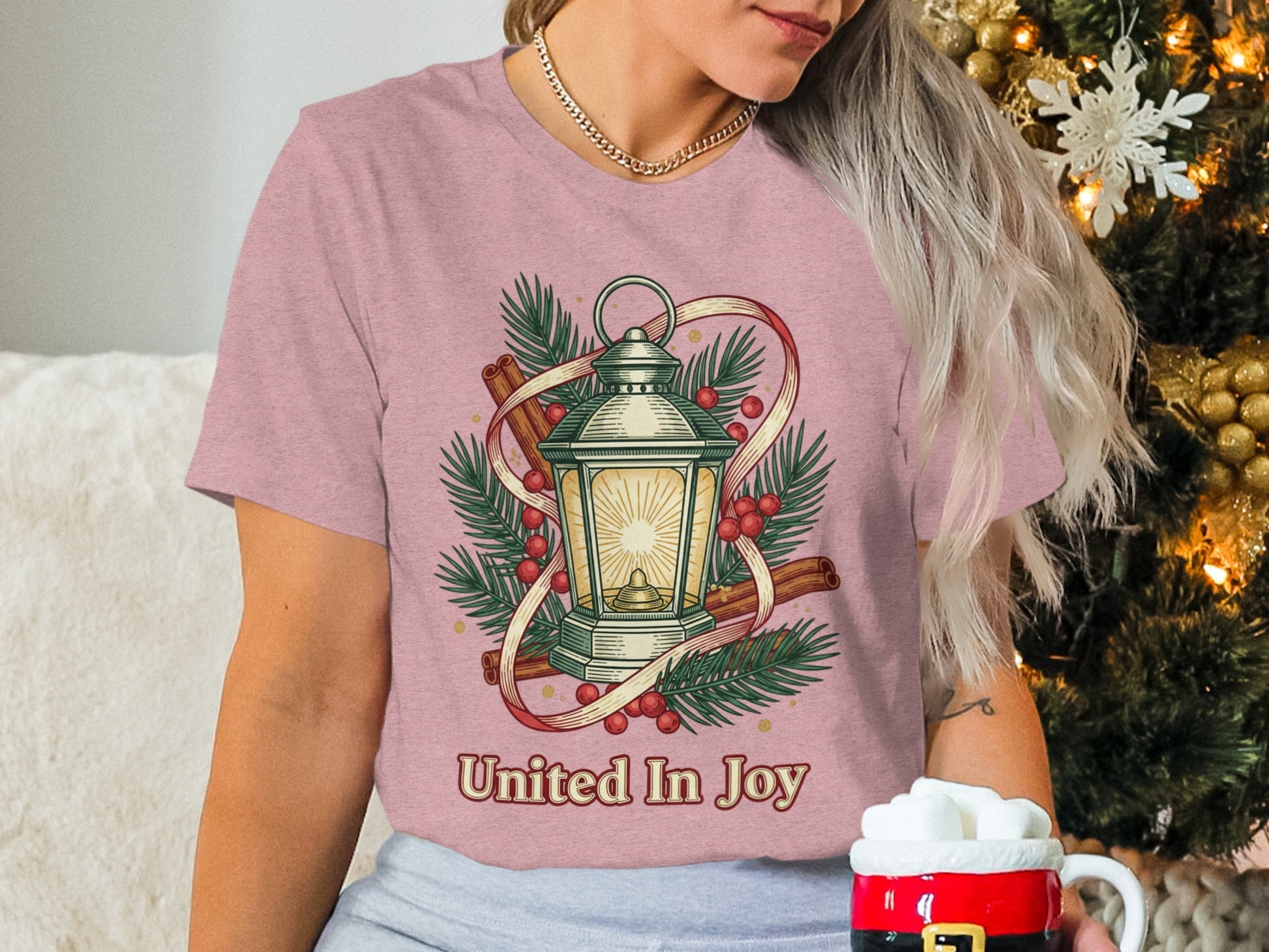 United In Joy Festive Lantern Design Shirt