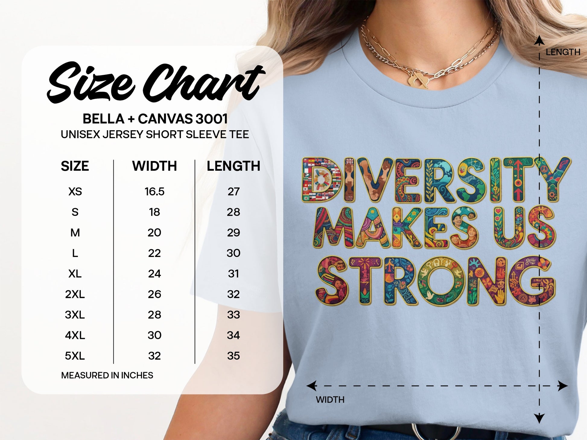 Diversity Makes Us Strong Short Sleeve Tee