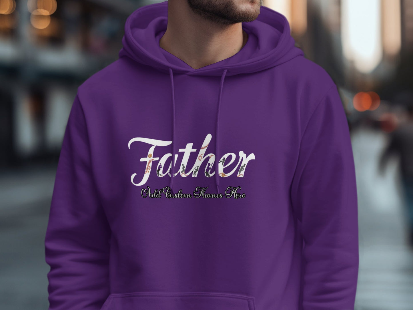 Father Custom Names Personalized Hoodie product