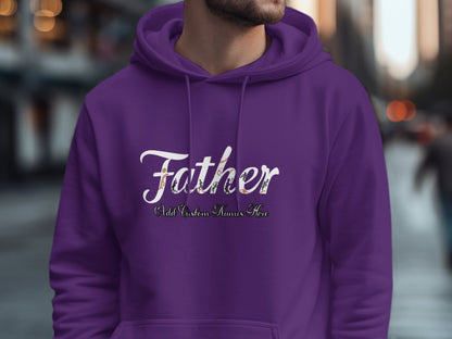 Father Custom Names Personalized Hoodie product