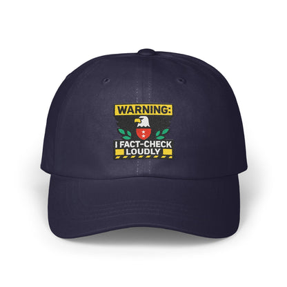 Warning I Fact-Check Loudly Statement Hat product type