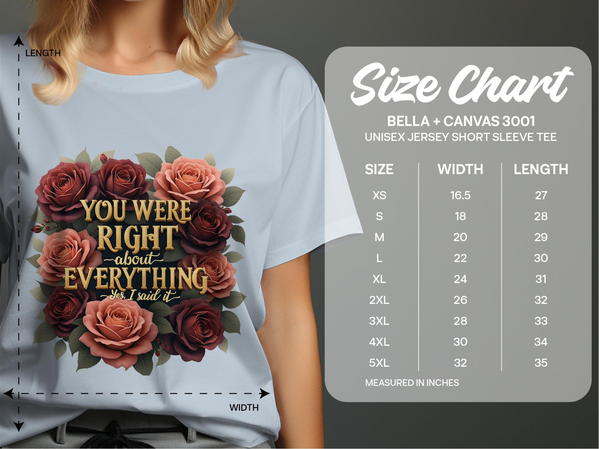 You Were Right About Everything T-shirt product