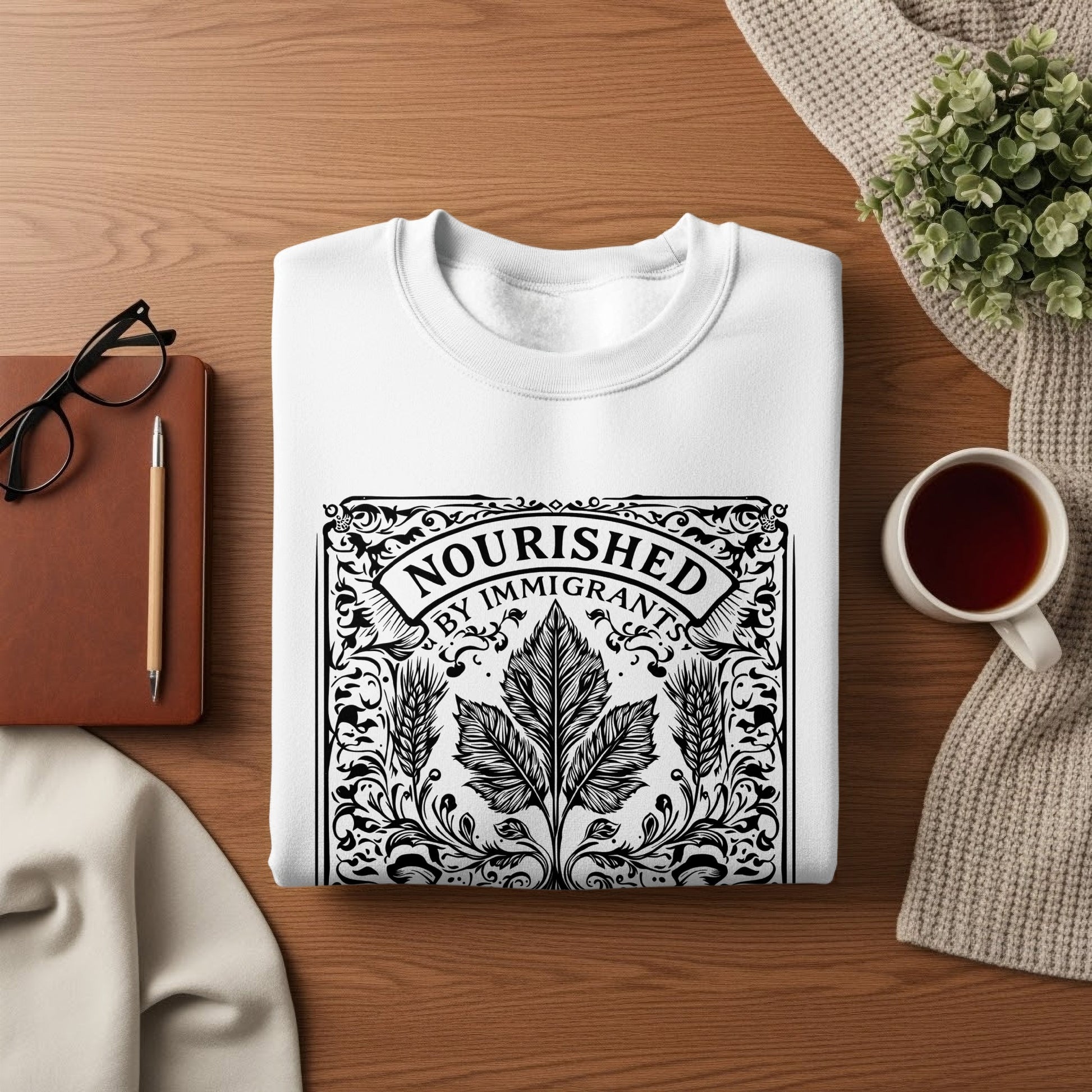 Nourished by Immigrants Unique Design Sweatshirt