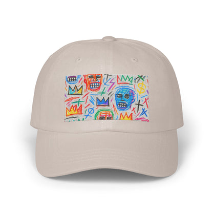 Colorful Abstract Faces Artwork Print Hat product type
