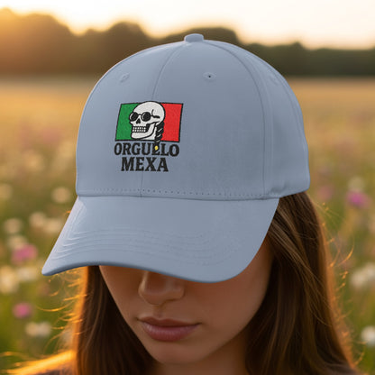 Orgullo Mexa Skull Logo Embroidered Baseball Cap product type