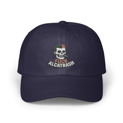 Fuck Alcatrash Skull Design Navy Blue Cap product