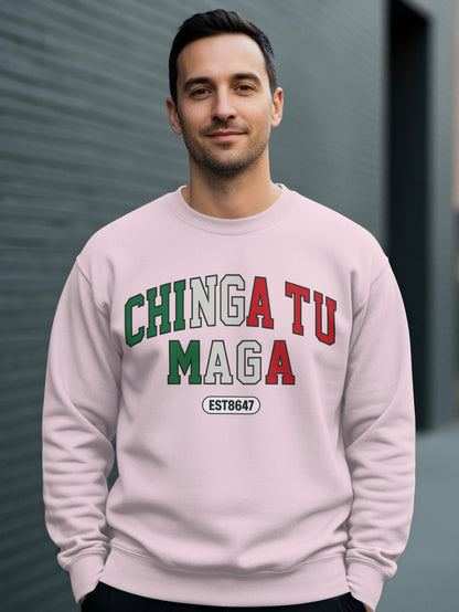 Chinga Tu Maga EST8647 Stylish Graphic Sweatshirt