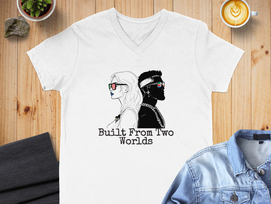 Built From Two Worlds Graphic Tee Shirt product type