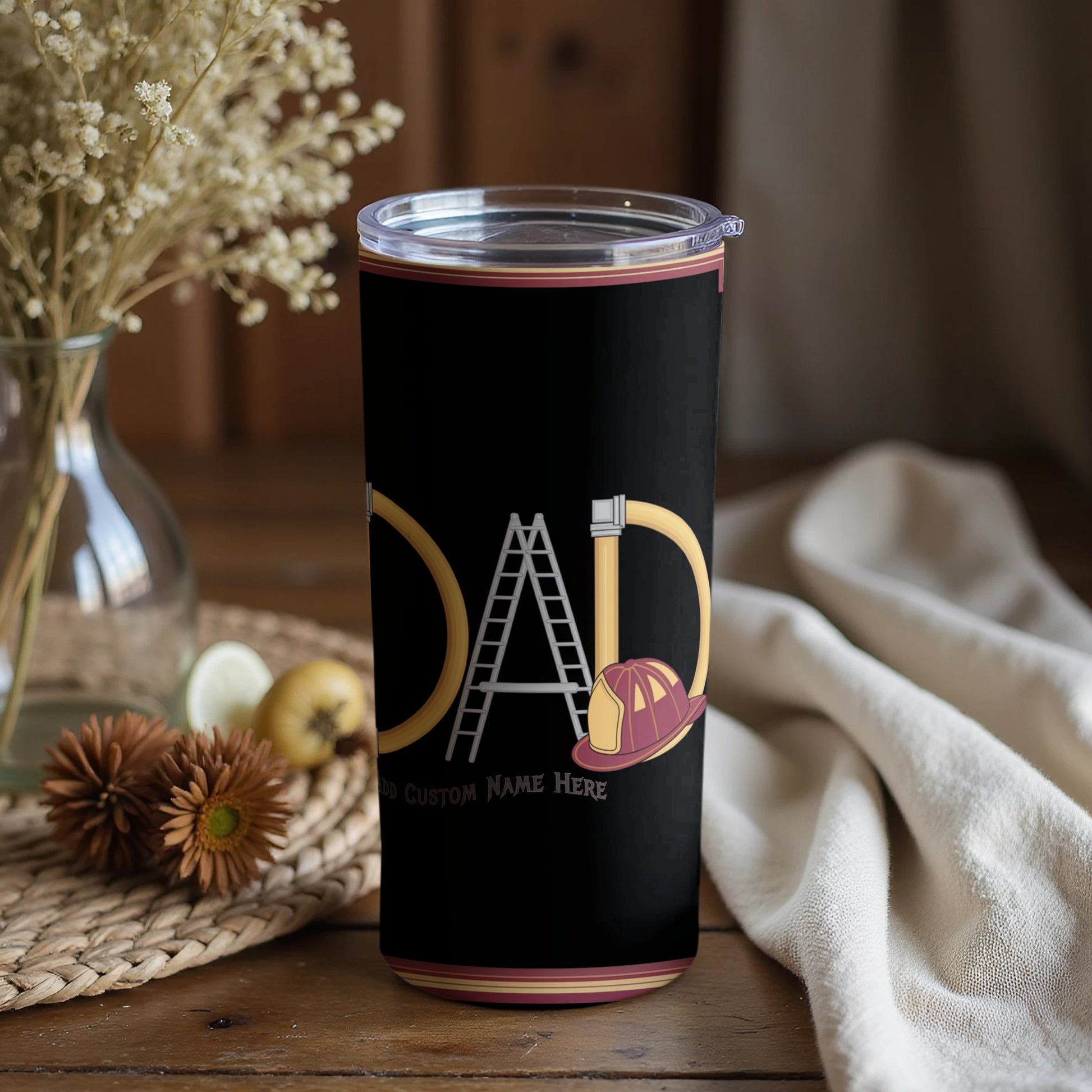Dad Travel Mug with Custom Name Construction Product Type