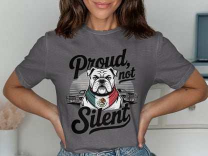 Proud Not Silent Bulldog Graphic T-Shirt product type