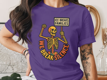 Ice Breaks Families We Break Silence T-shirt product