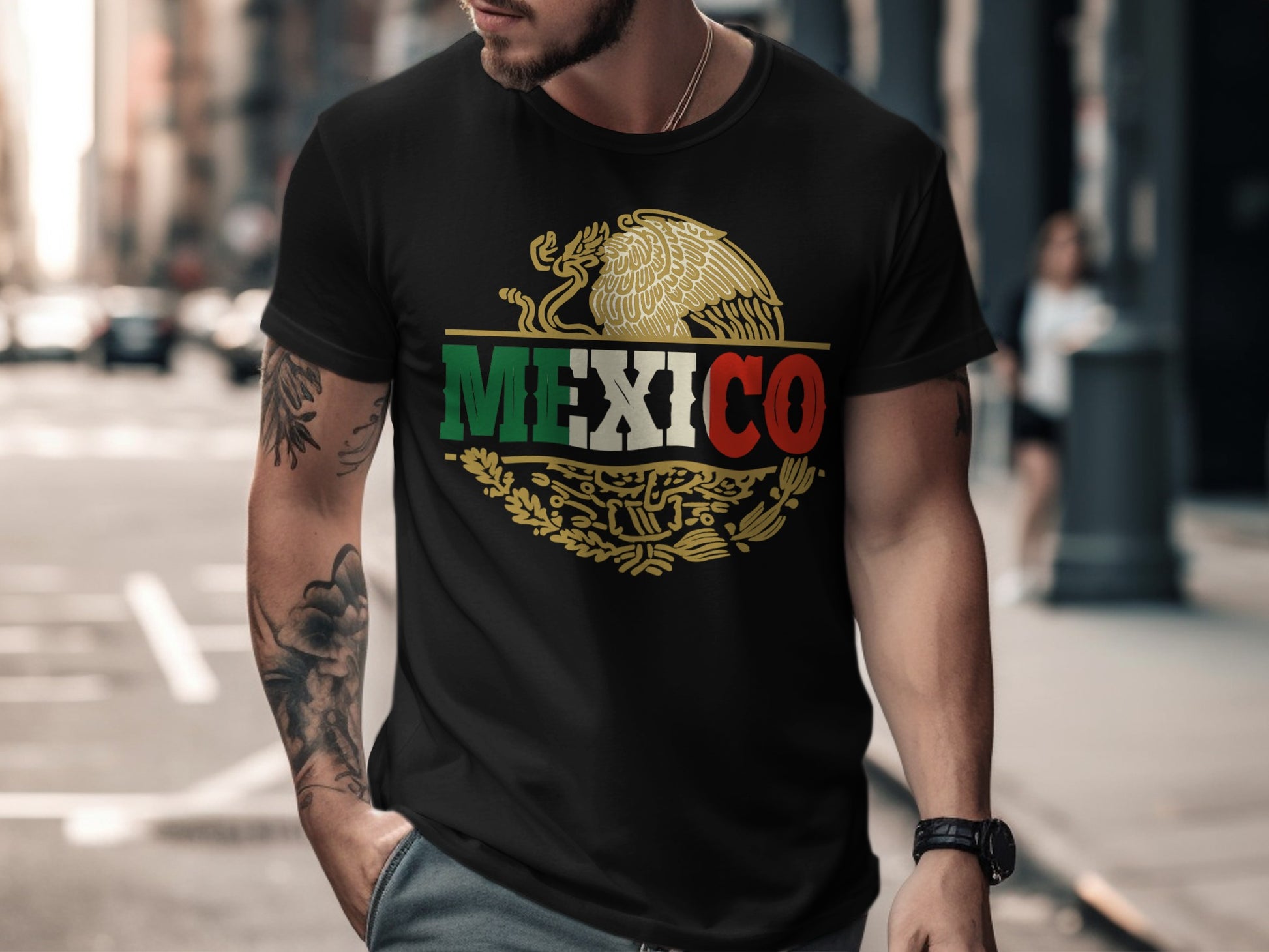 Stylish Mexican Heritage Graphic T-Shirt product