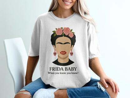 Frida Baby Graphic Tee FDT Skull Earrings T-shirt product