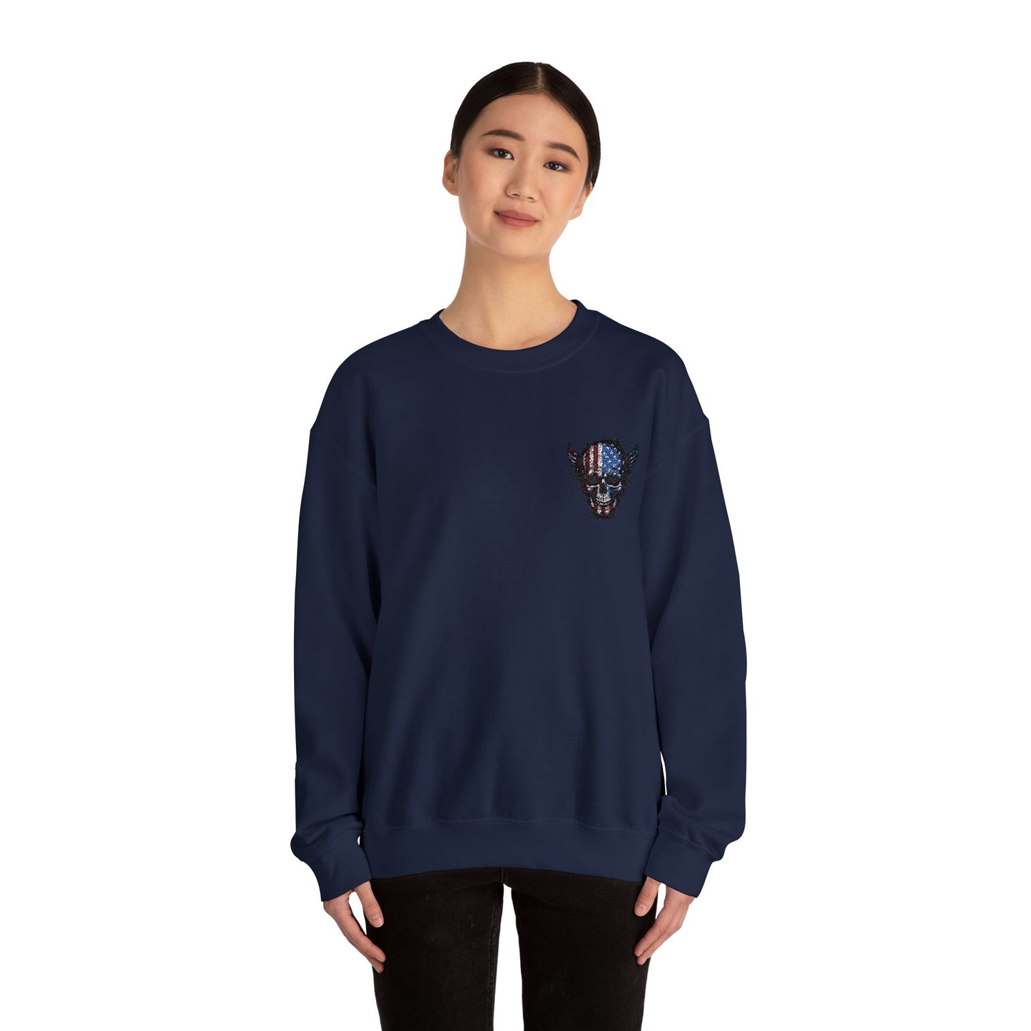 Artistic Graphic Crewneck Sweatshirt - Bold Design for Creative Souls