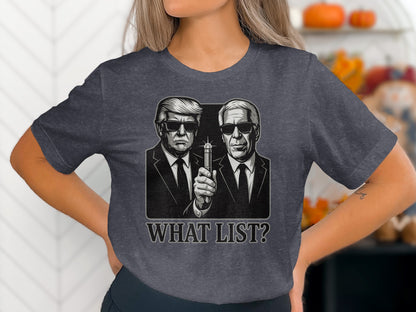 'What List Political Figures Design T-shirt product type'