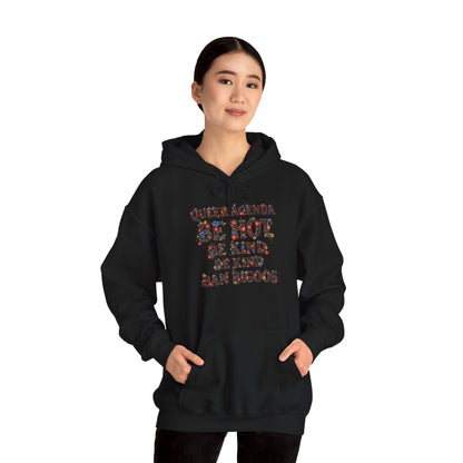 Pride Hoodie Queer Agenda Heavy Blend™ Hoodie - Be Hot, Be Kind, Ban Bigots