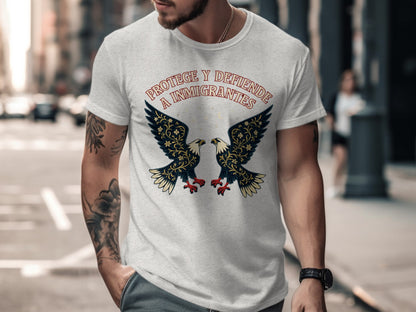 Protege y Defiende a Inmigrantes Graphic T-shirt product