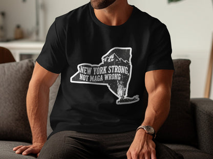 New York Strong Not Maga Wrong T-Shirt Product