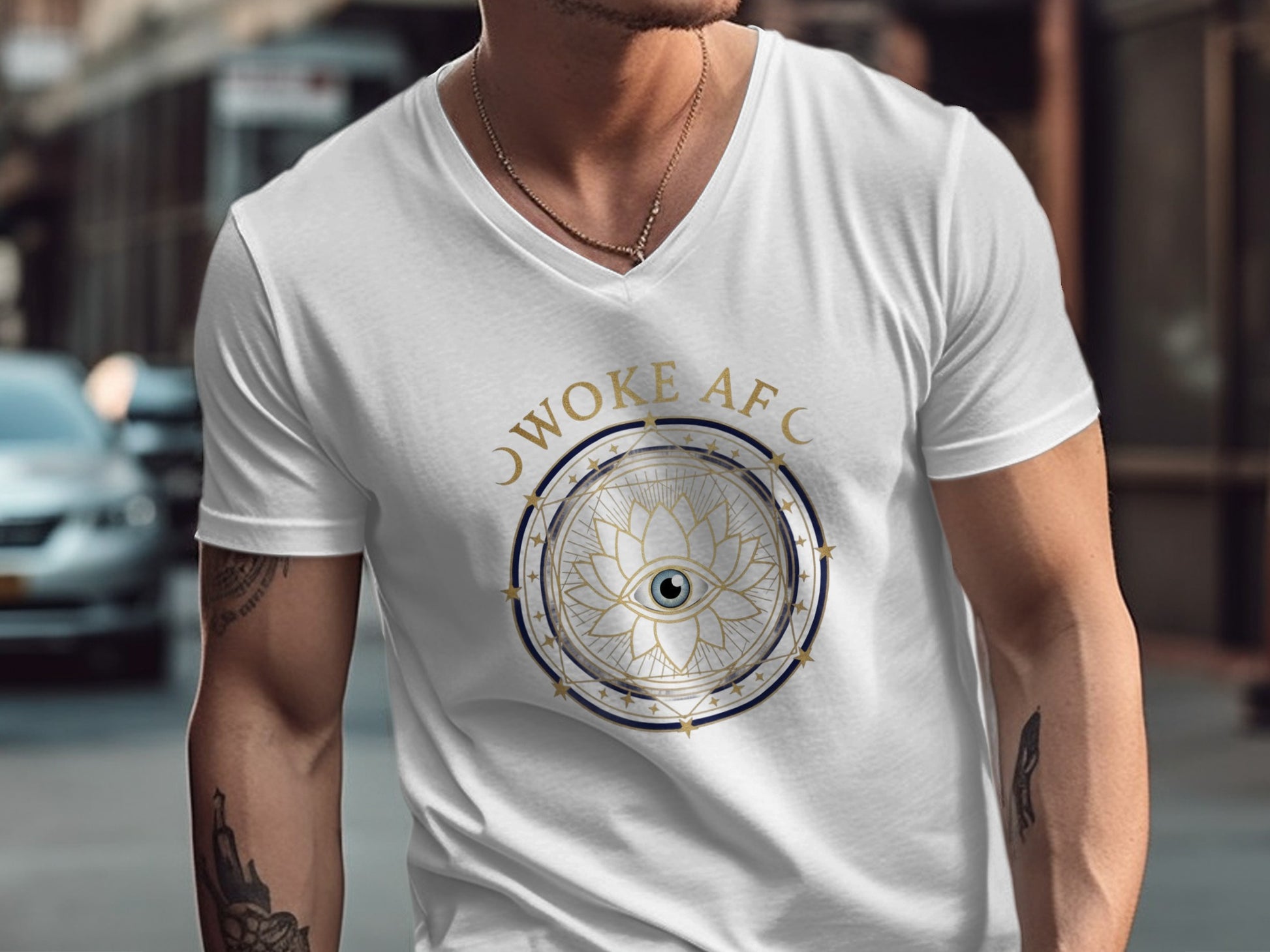Woke AFC Eye and Lotus Graphic Tee product