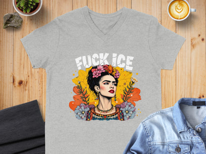 Frida Inspired Graphic Tee With Bold Statement Design