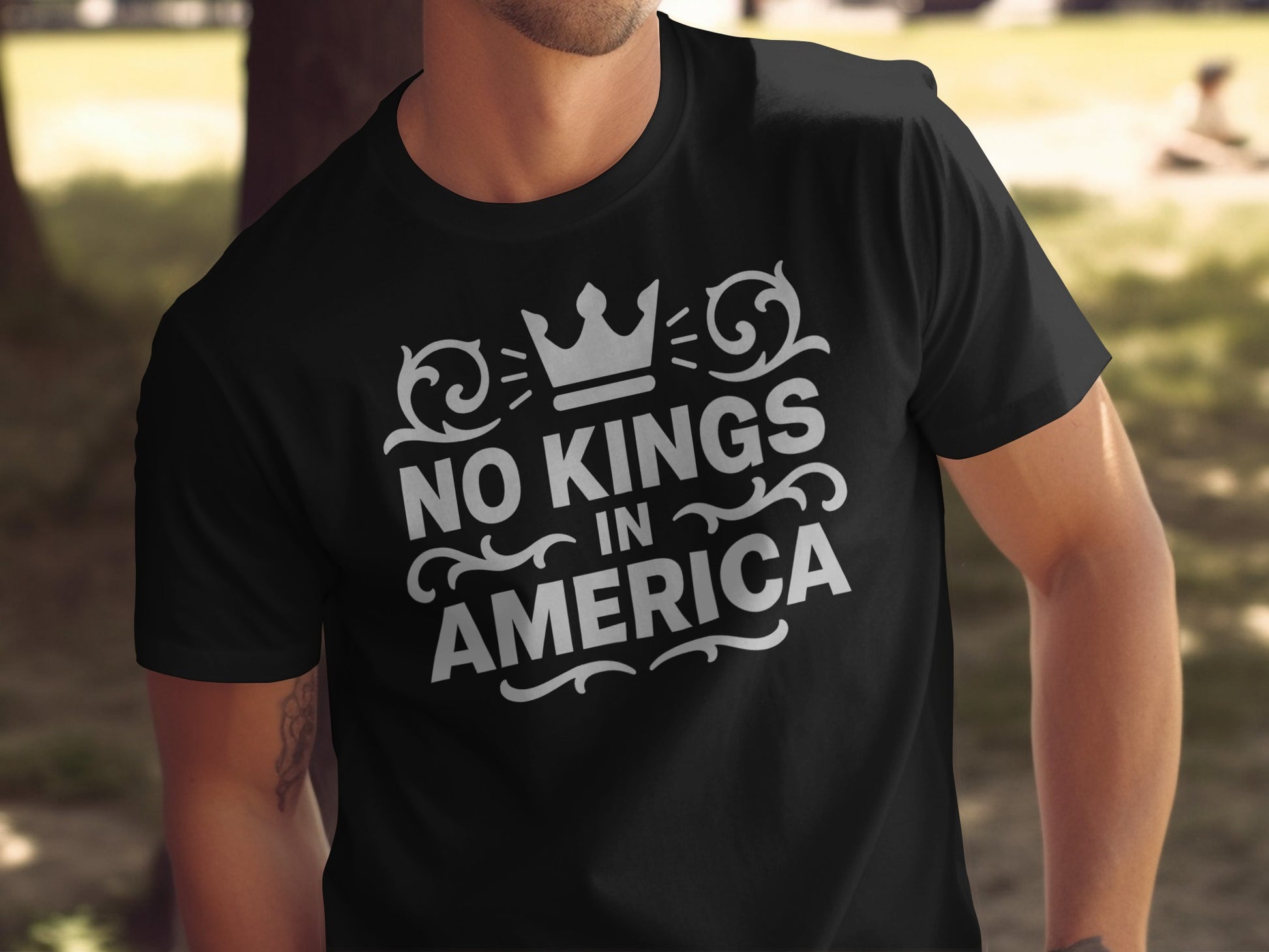 No Kings in America Graphic Tee product type