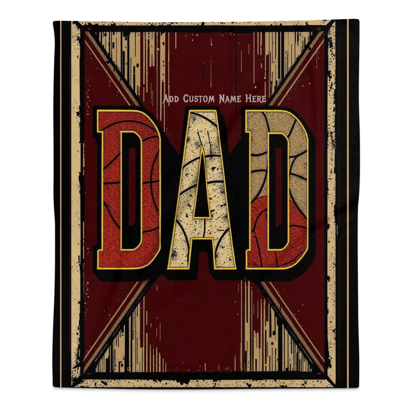 Unique Customizable Dad Design Blanket product type