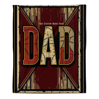 Unique Customizable Dad Design Blanket product type