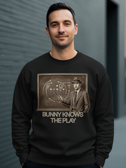 Bunny Knows the Play Math Equation Sweatshirt