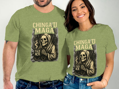 Chinga Tu Maga Fuck Ice Halloween Anti Trump T-Shirts