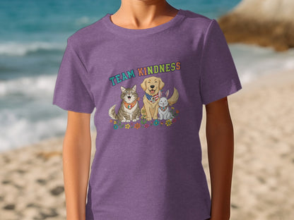 Team Kindness Graphic Tee for Animal Lovers