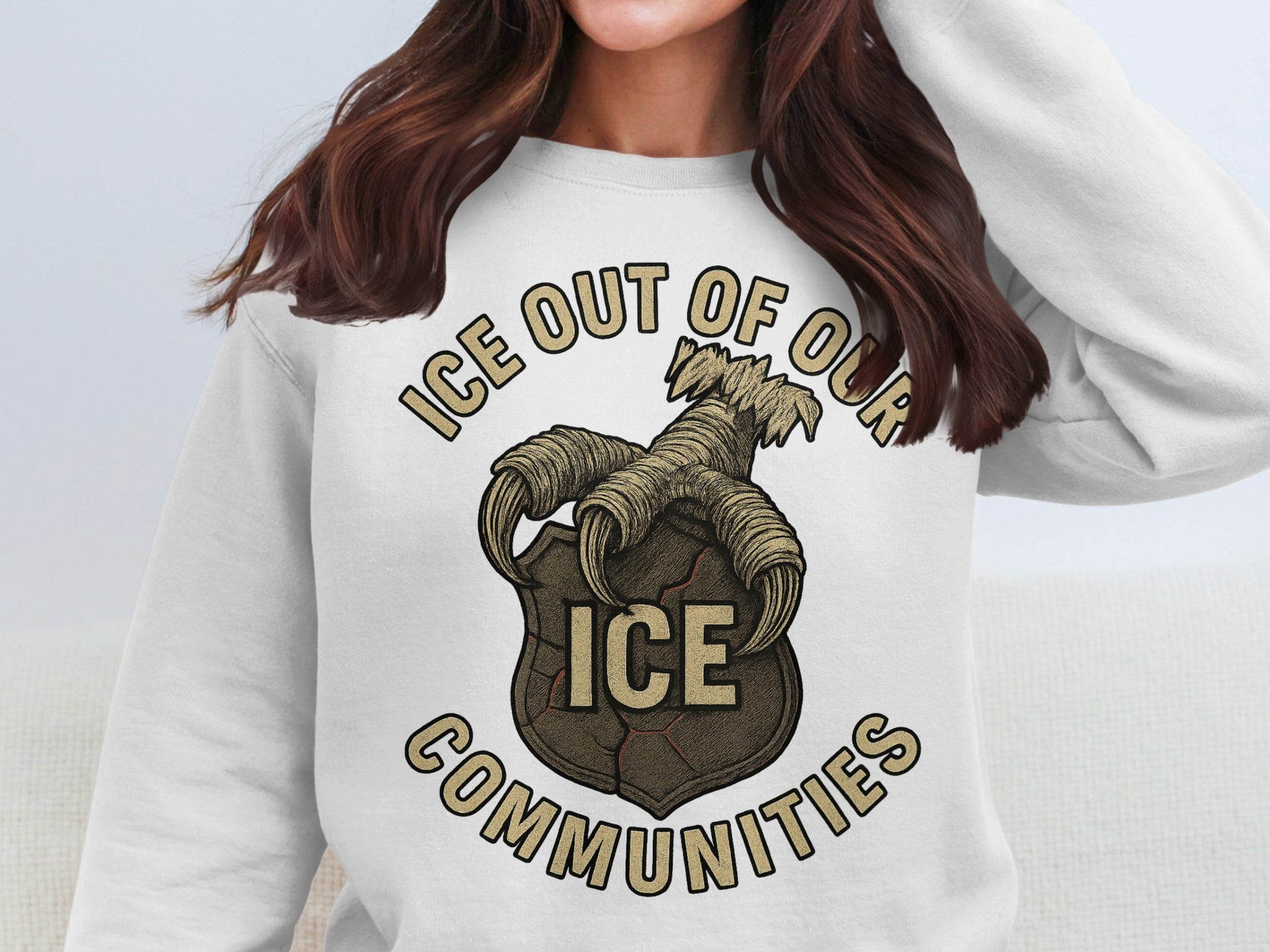 Ice Out of Our Communities White Sweatshirt product