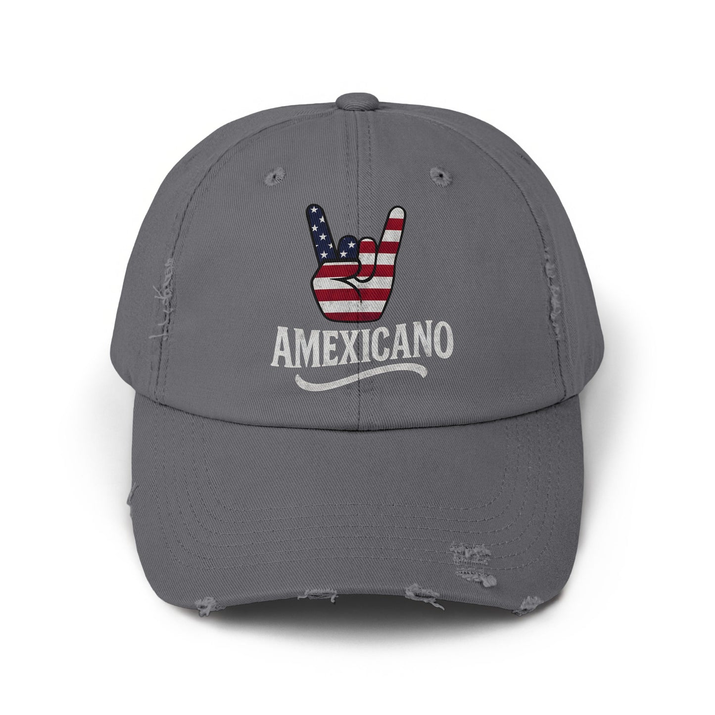 Amexicano Distressed Gray Dad Hat product