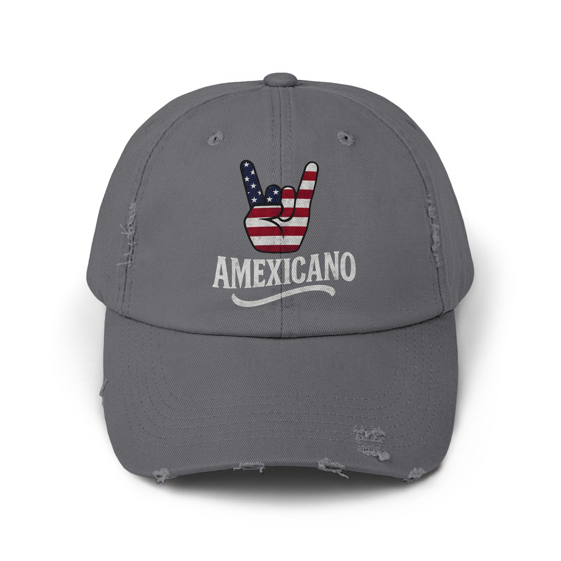 Amexicano Distressed Gray Dad Hat product