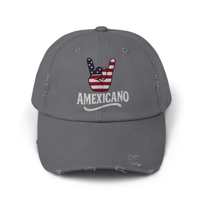 Amexicano Distressed Gray Dad Hat product