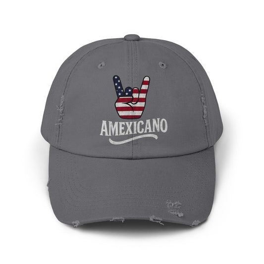 Amexicano Distressed Gray Dad Hat product