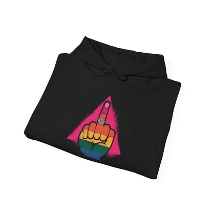 Pride Hoodie Pride Graphic Hoodie - Unisex Heavy Blend™ with Bold Rainbow Design